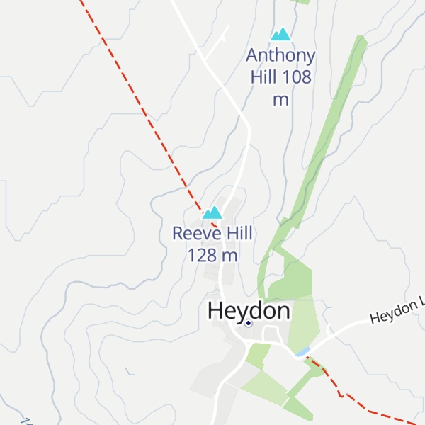 Map of Reeve Hill