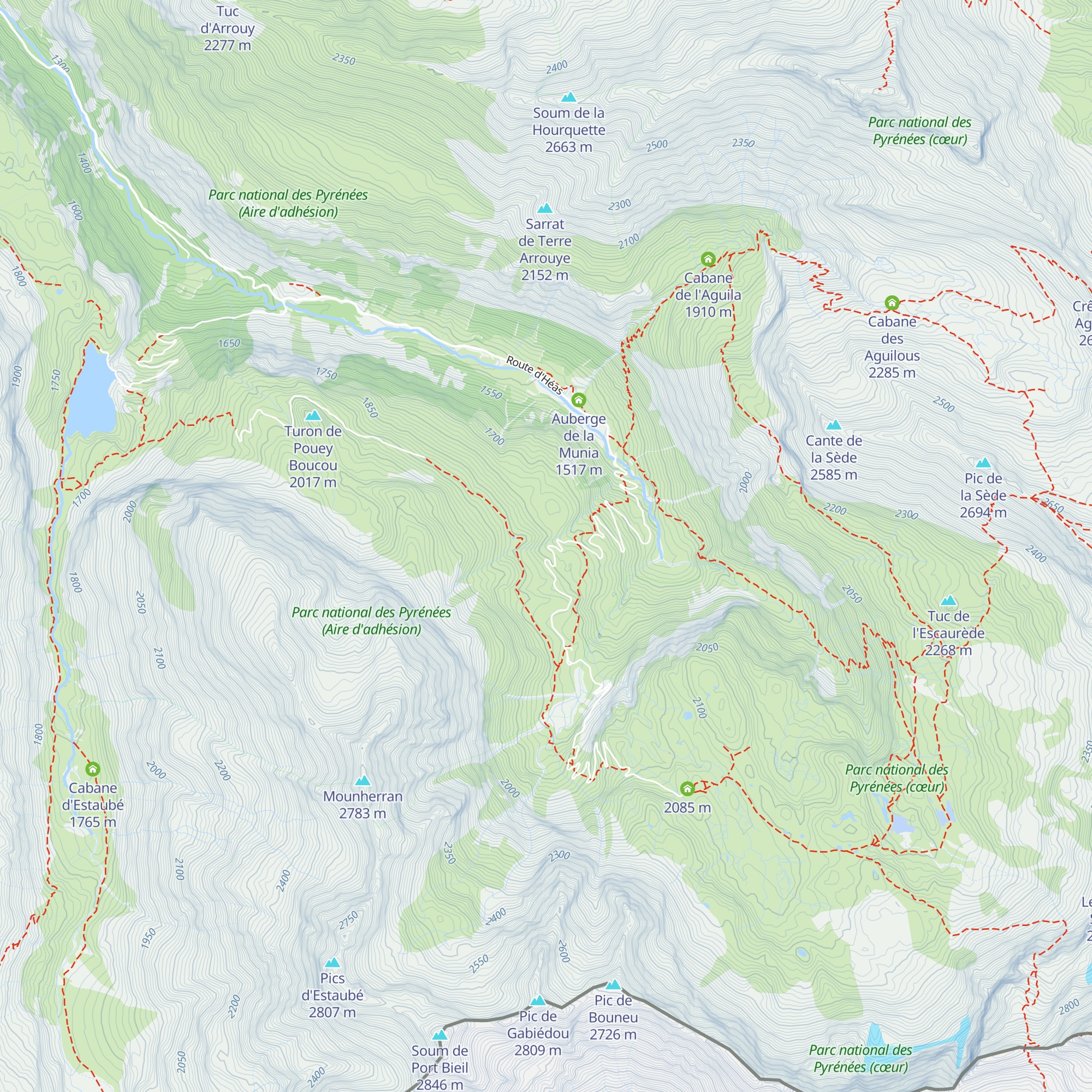 Cabane de Groutte map