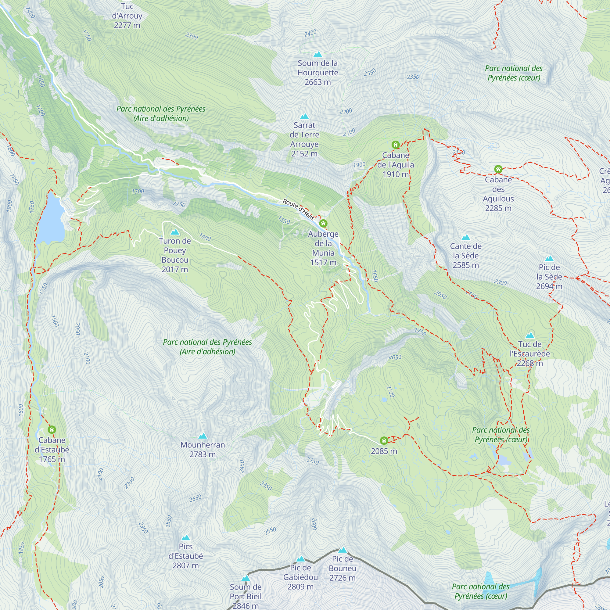 Cabane de Groutte map