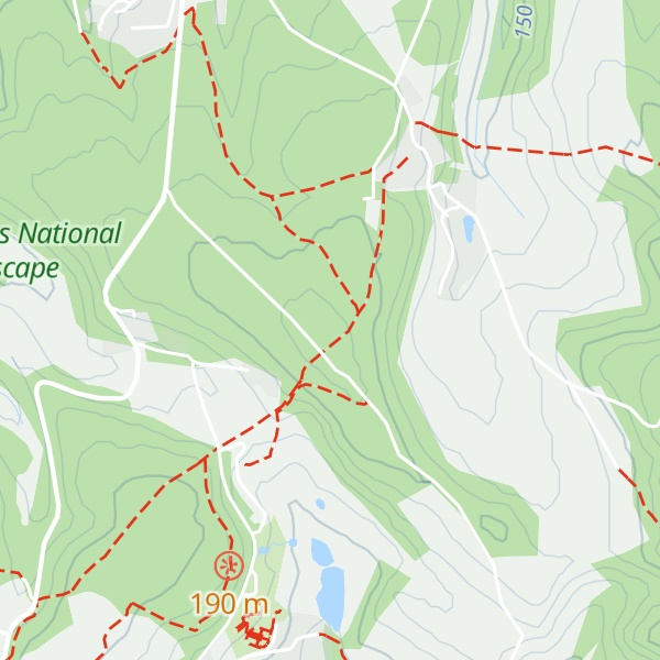 Map of Horns Hill