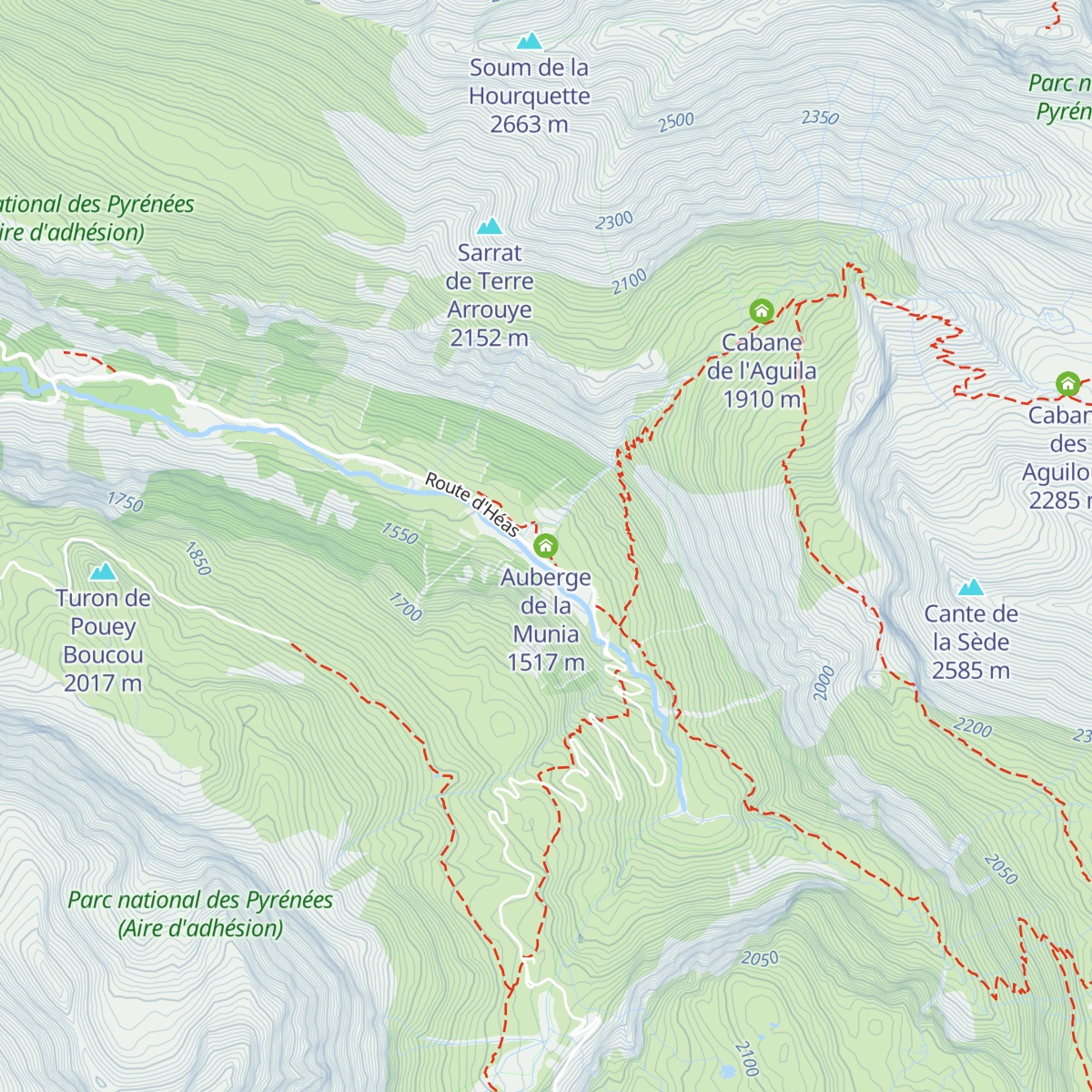 Auberge de la Munia map