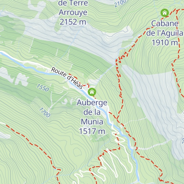Map of Auberge de la Munia
