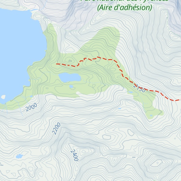 Map of Cabanes du Lacquet