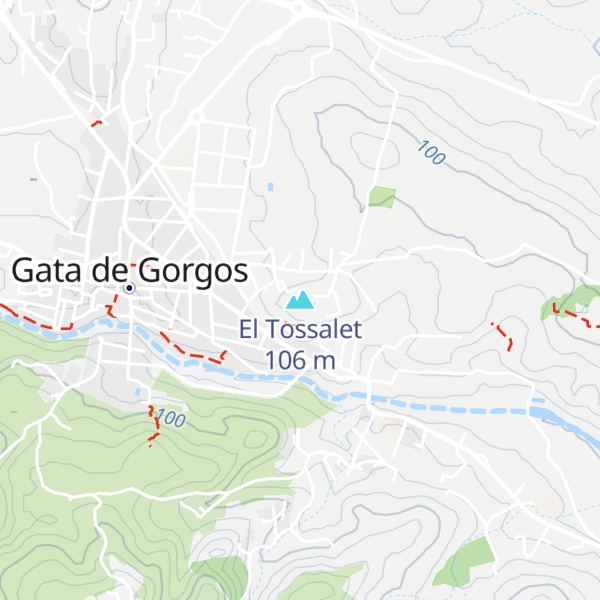 Map of El Tossalet