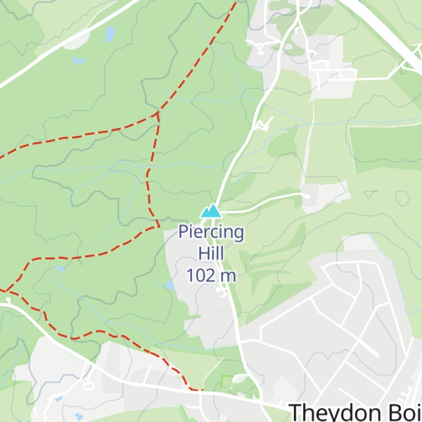 Map of Piercing Hill