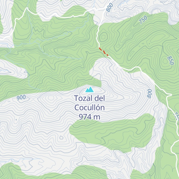 Map of Tozal del Cocullón