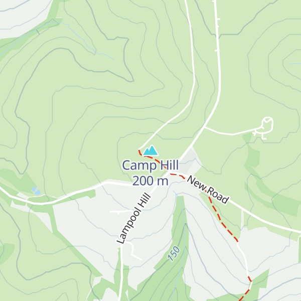 Map of Camp Hill