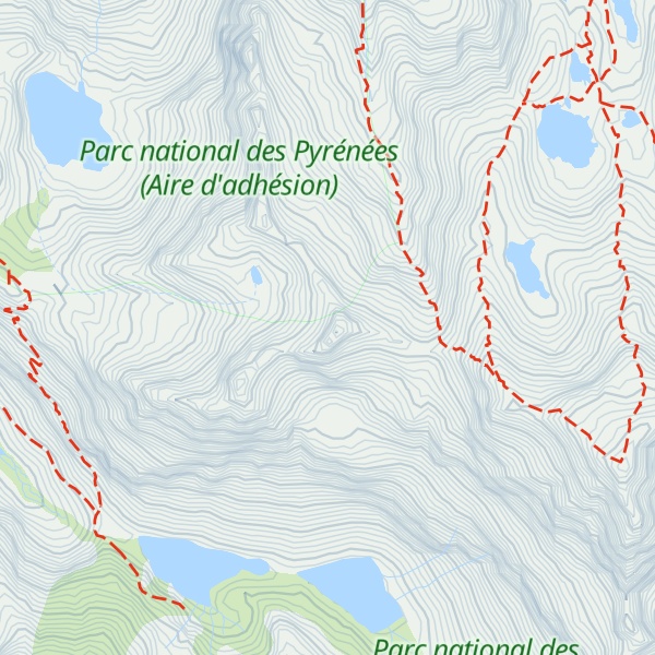 Map of Puic de la Coum de l'Ours