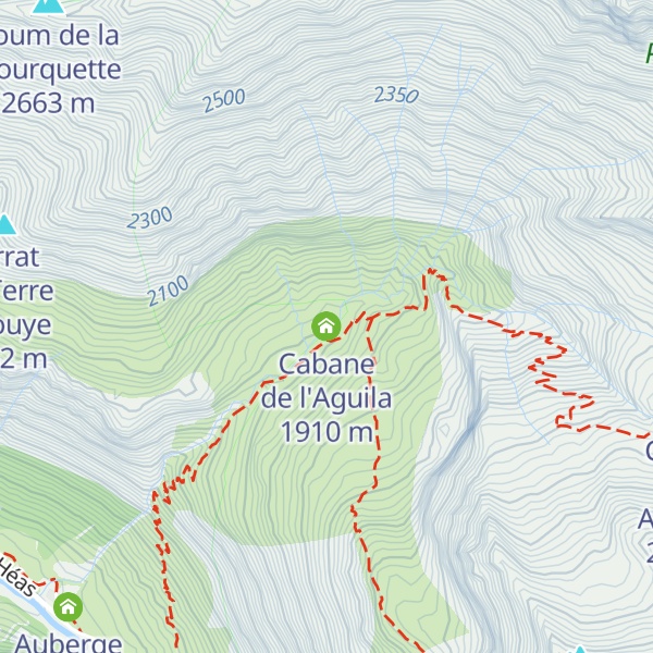Map of Cabane de l'Aguila