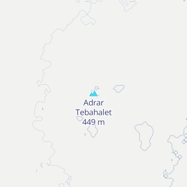 Map of Adrar Tebahalet