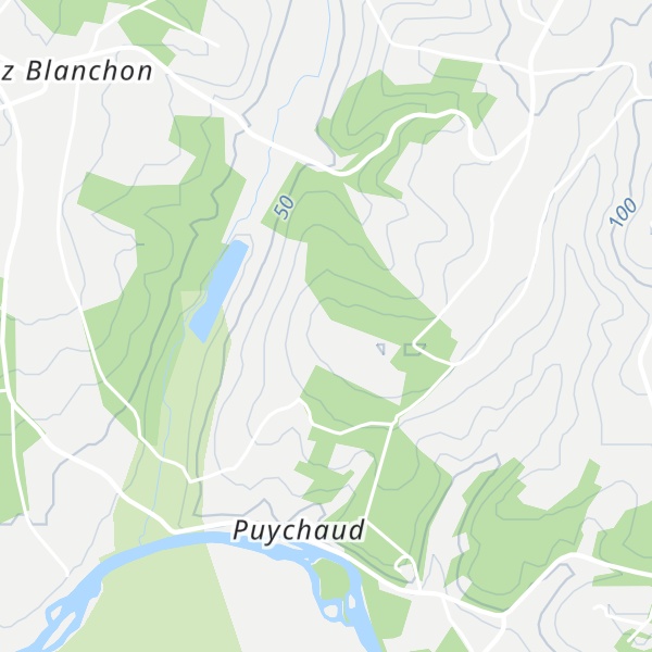 Map of Château de la Faye