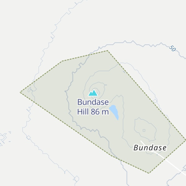 Map of Bundase Hill