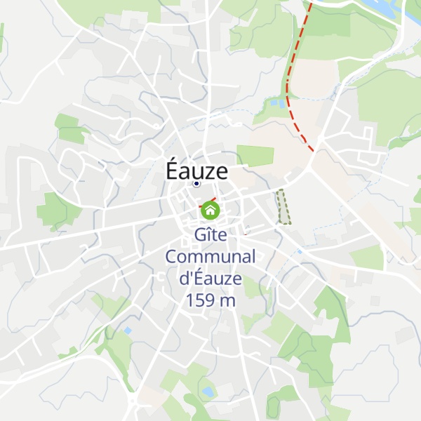 Map of Gîte Communal d'Éauze