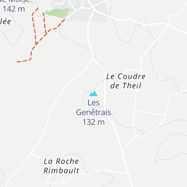 Map of Les Genêtrais