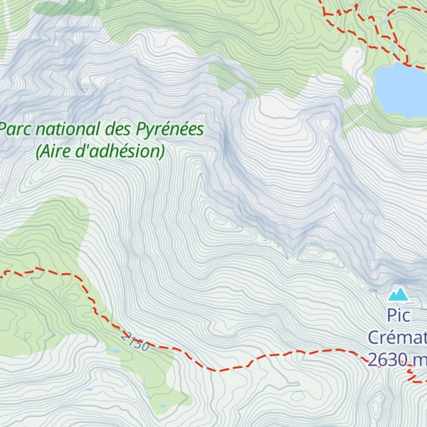 Map of Pic de Merlheu