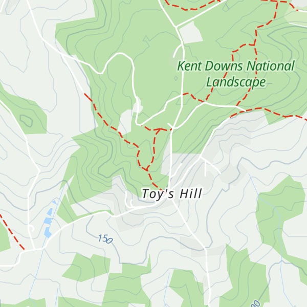 Map of Toy's Hill