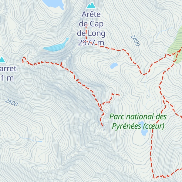Map of Pic Badet