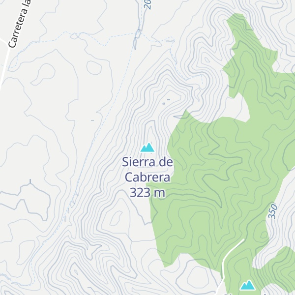 Map of Sierra de Cabrera