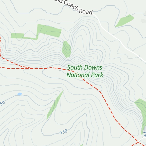 Map of Firle Beacon