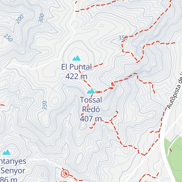 Map of Tossal Redó