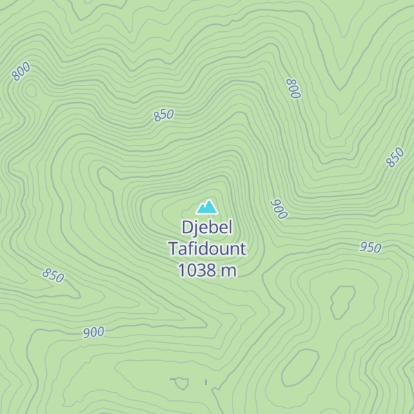 Map of Djebel Tafidount