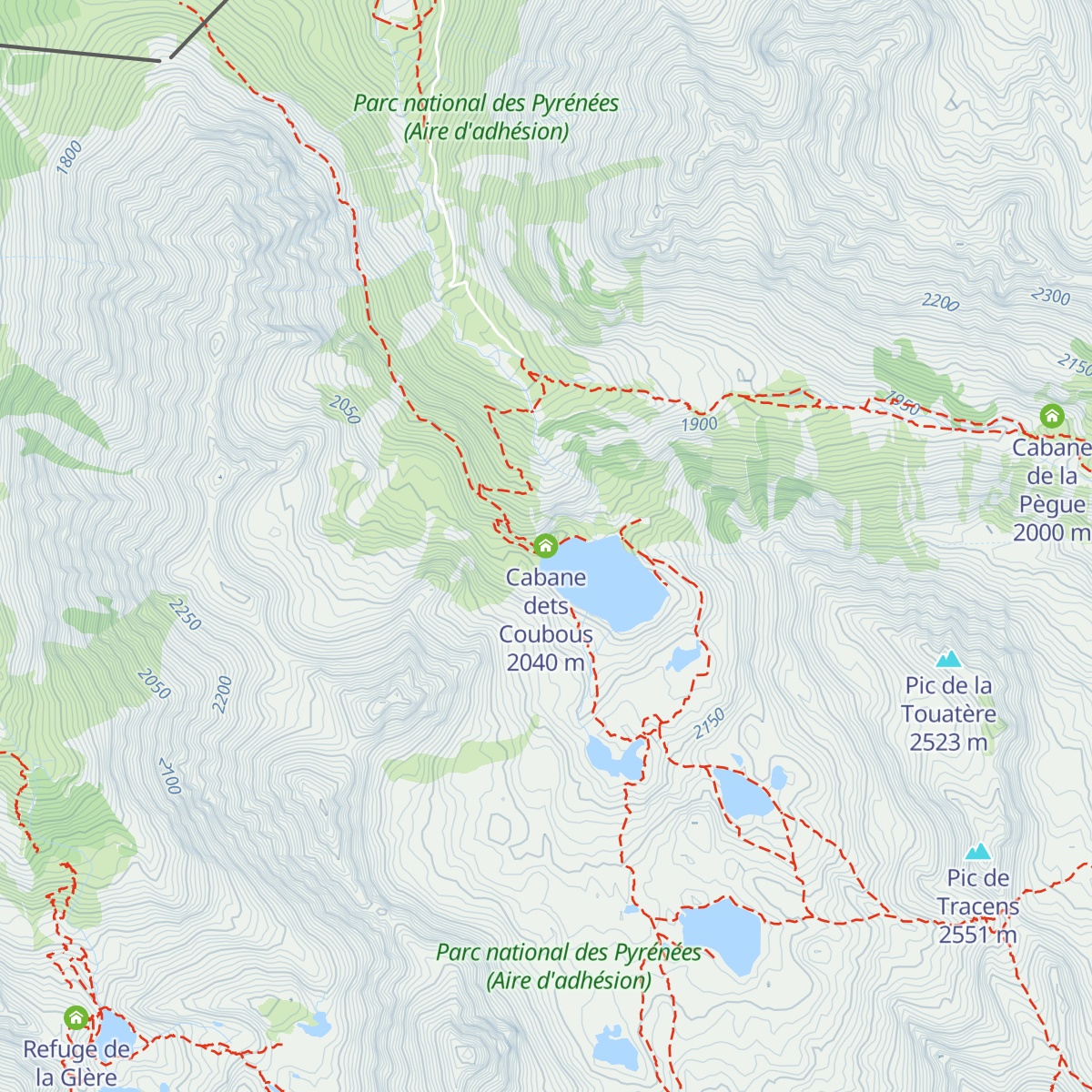 Cabane dets Coubous map