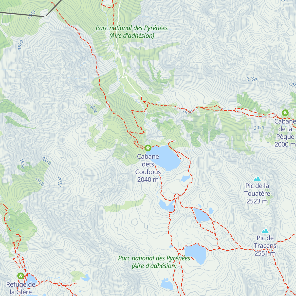 Cabane dets Coubous map