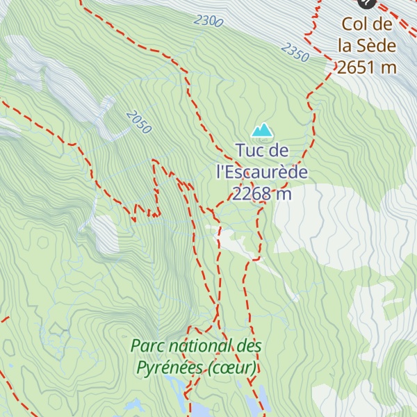 Map of Cabane des Aires