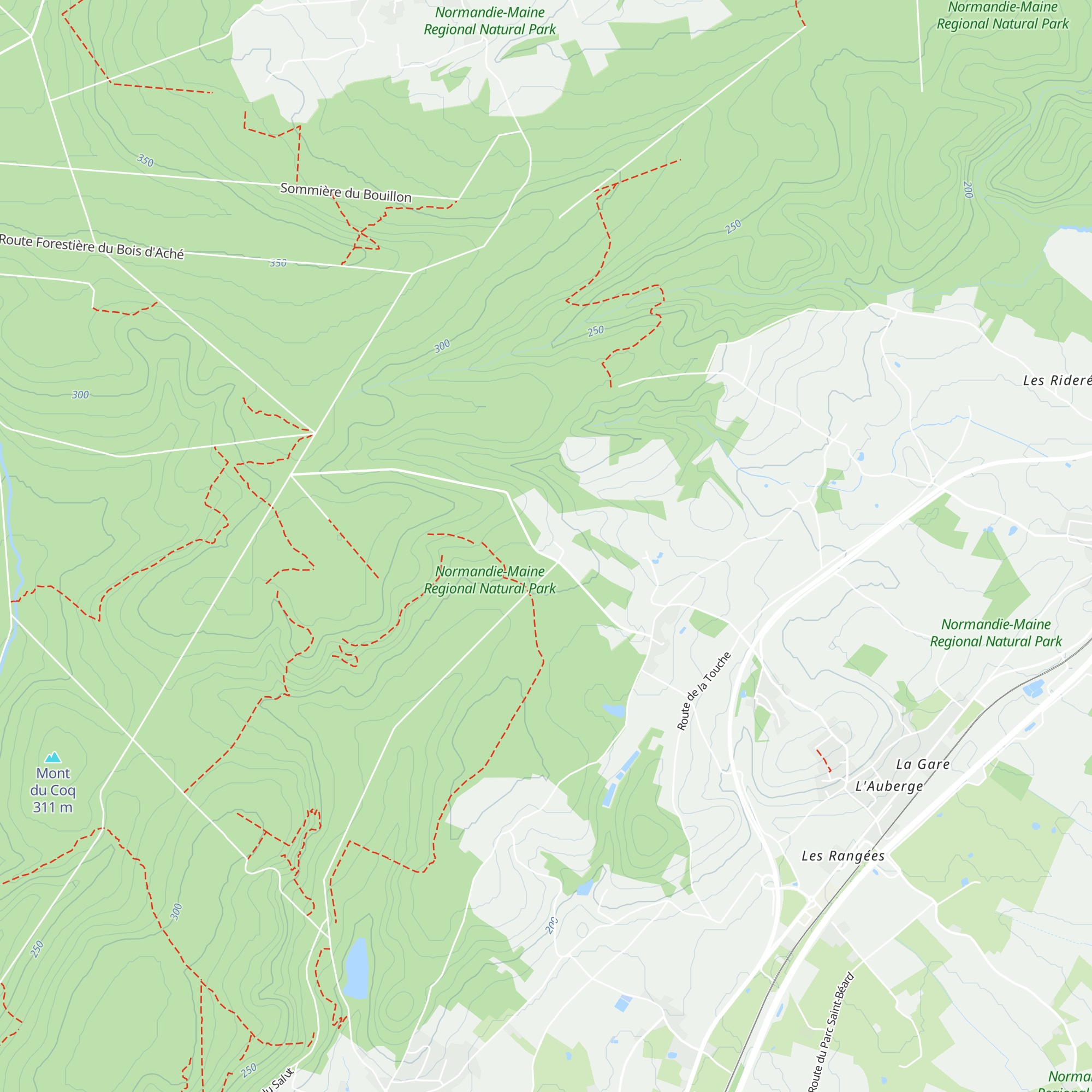 Gîte d'étape map