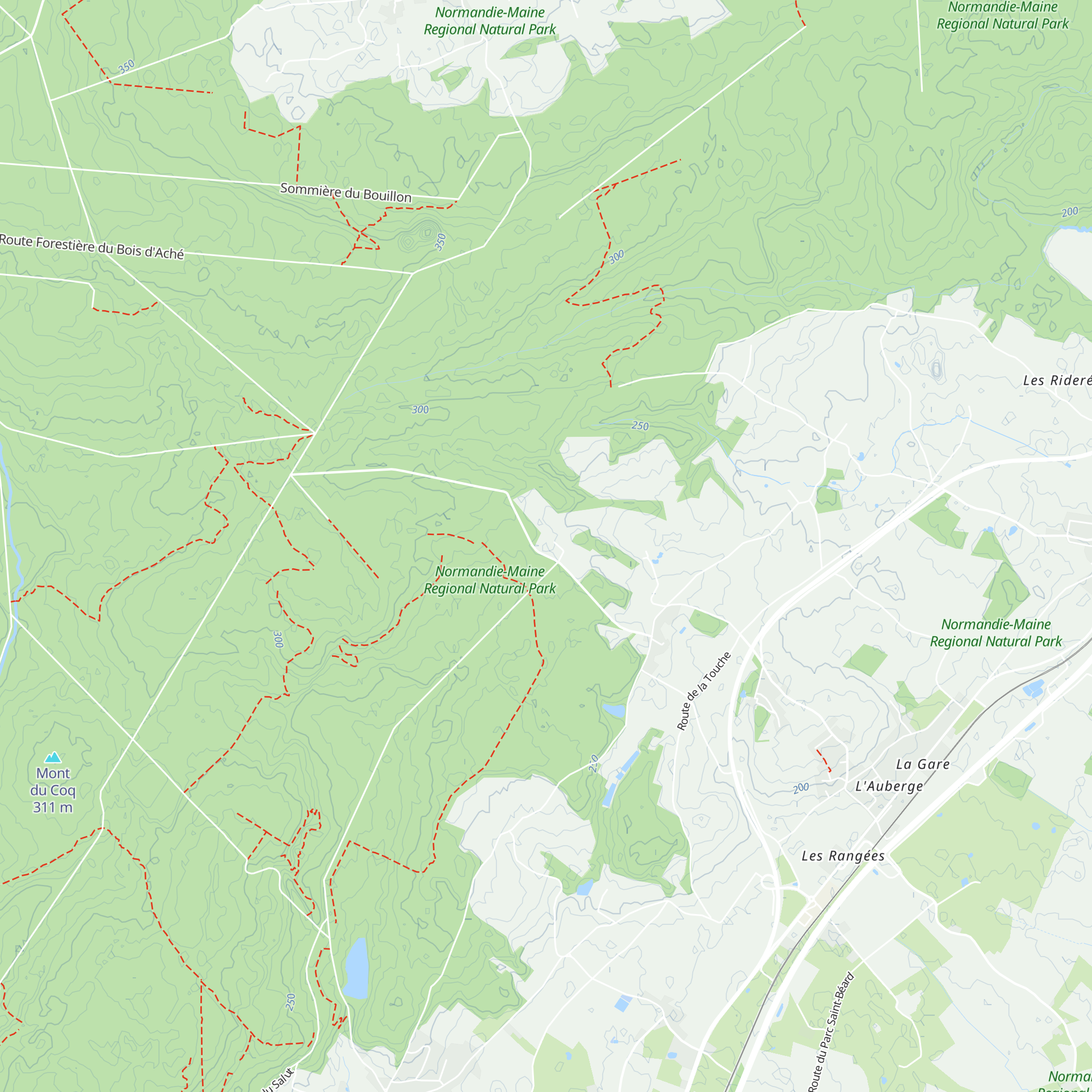 Gîte d'étape map