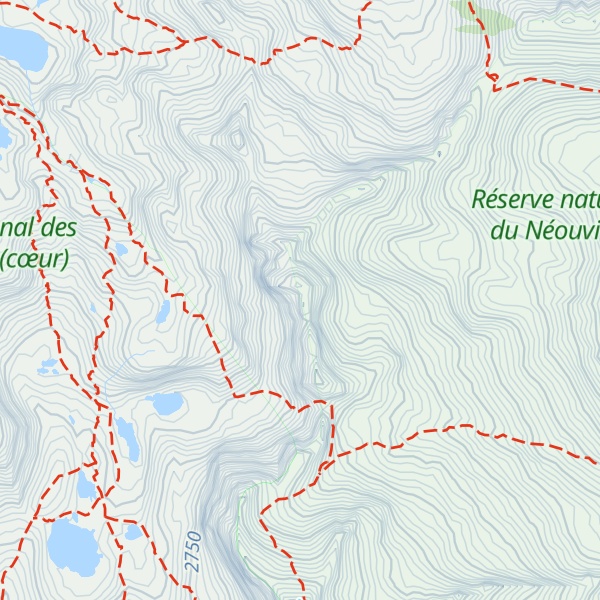 Map of Crête d'Espade