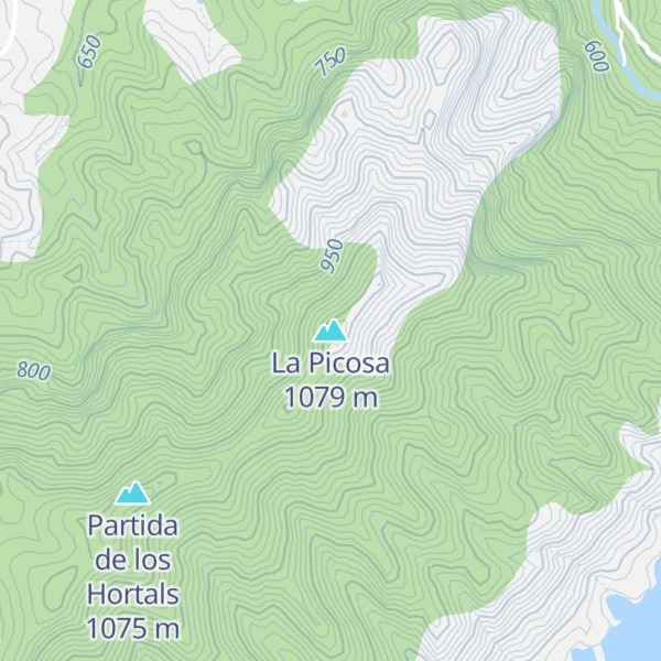 Map of La Picosa