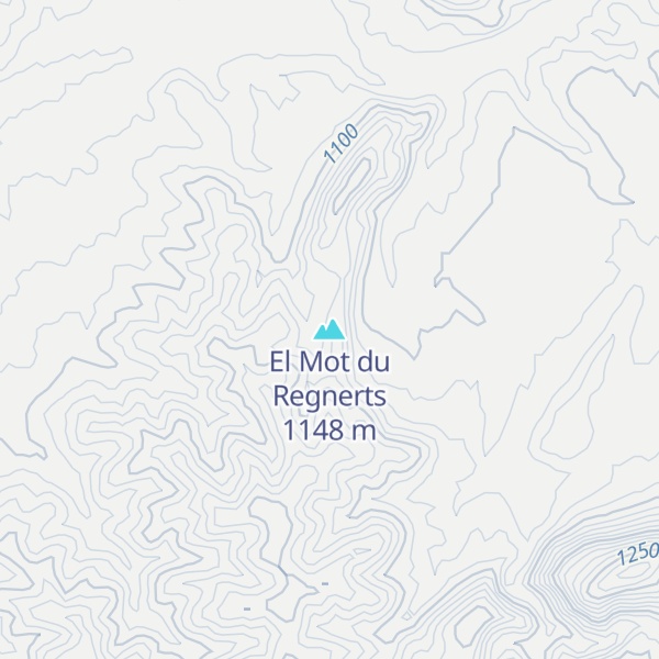 Map of El Mot du Regnerts