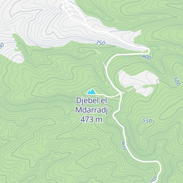 Map of Djebel el Mdarradj