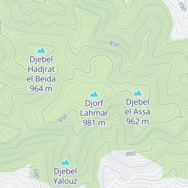 Map of Djorf Lahmar