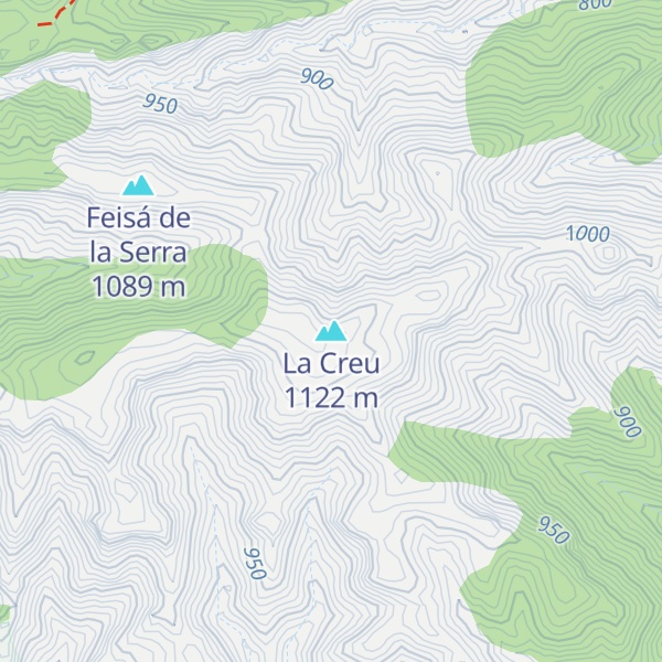 Map of La Creu