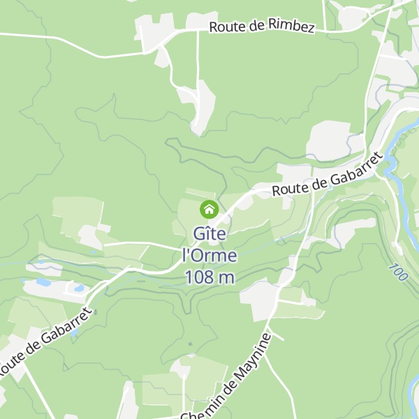 Map of Gîte l'Orme