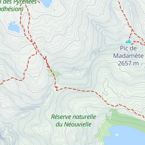 Map of Pic d'Estéred