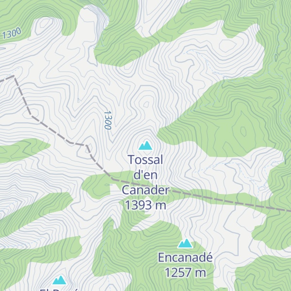 Map of Tossal d'en Canader