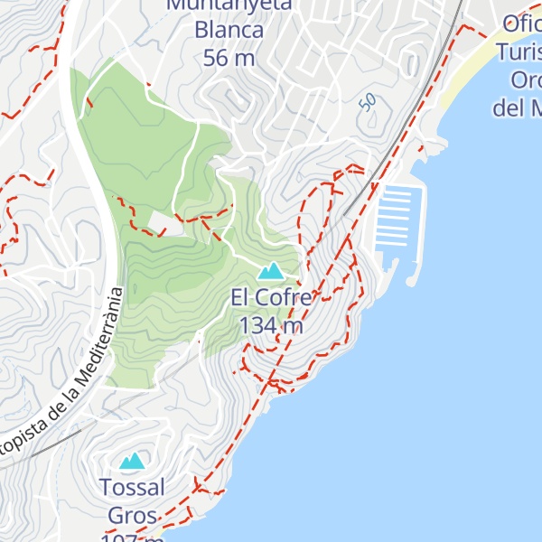 Map of El Cofre