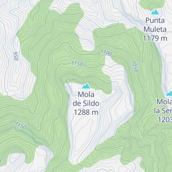 Map of Mola de Sildo