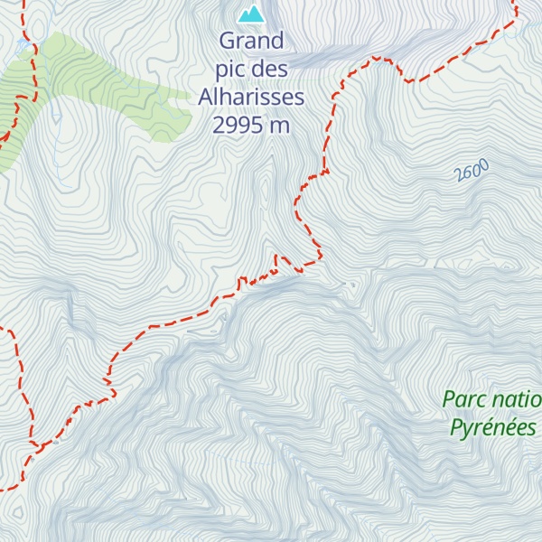 Map of Pic d'Estaragne