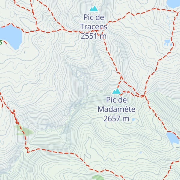 Map of Pic dets coubous