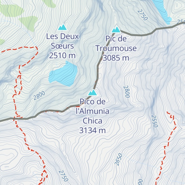 Map of Pico de l'Almunia Chica