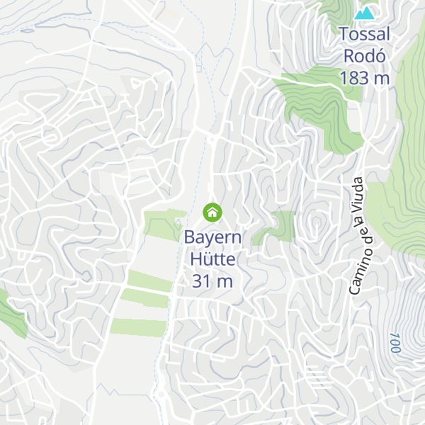 Map of Bayern Hütte