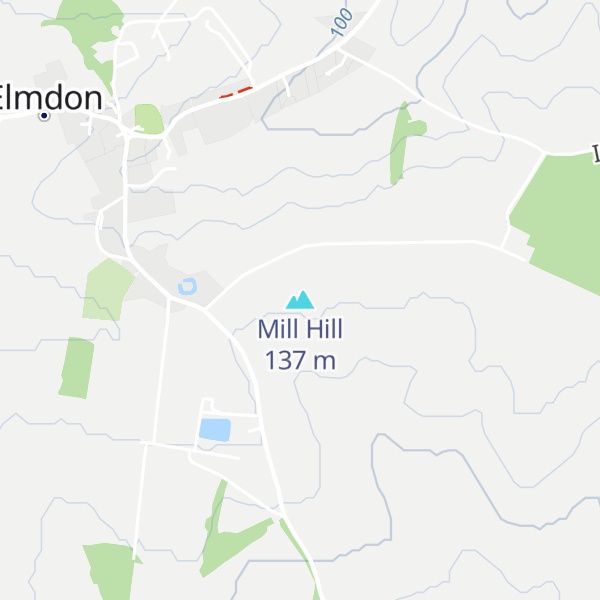 Map of Mill Hill