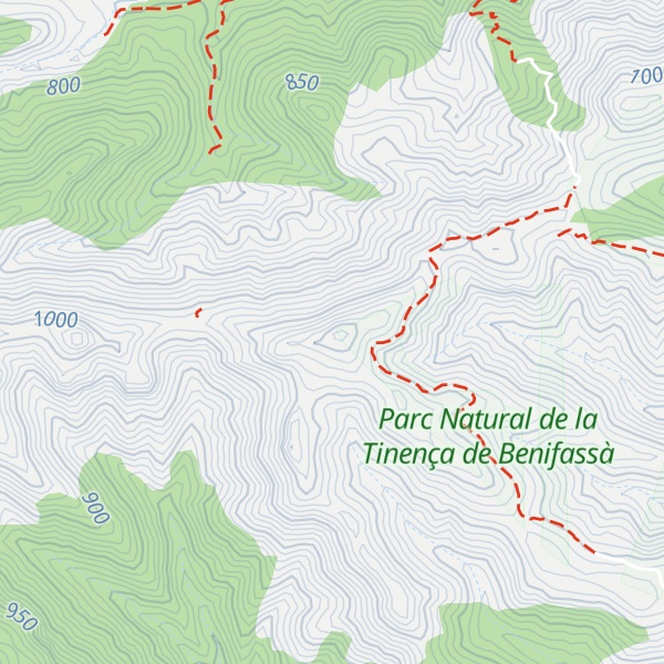 Map of Molló dels Tres Termes