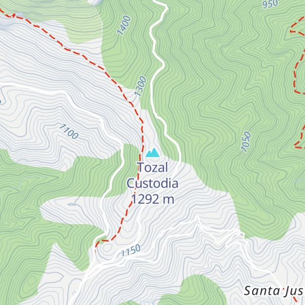 Map of Tozal Custodia
