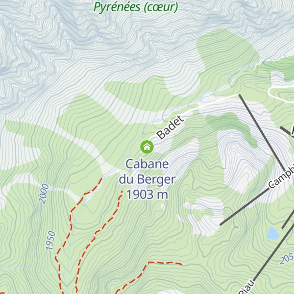 Map of Cabane du Berger