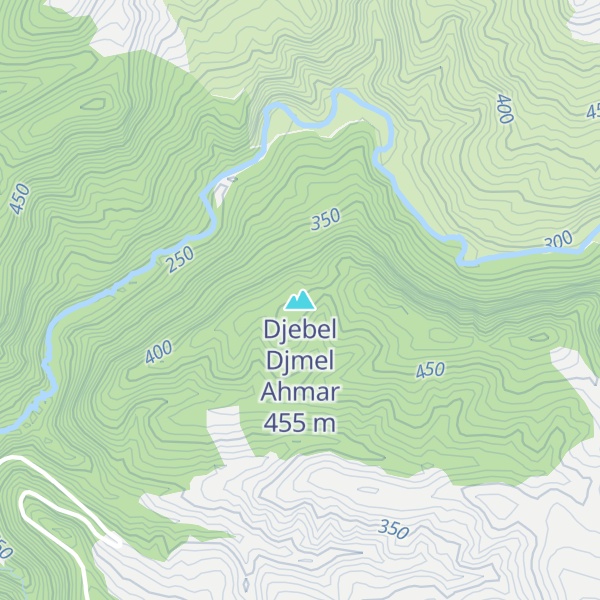 Map of Djebel Djmel Ahmar